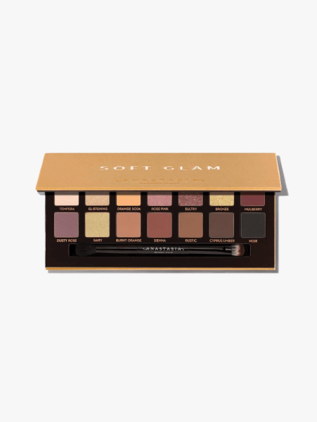 Anastasia Beverly Hills Soft Glam Eyeshadow Palette in branded component on a light gray background